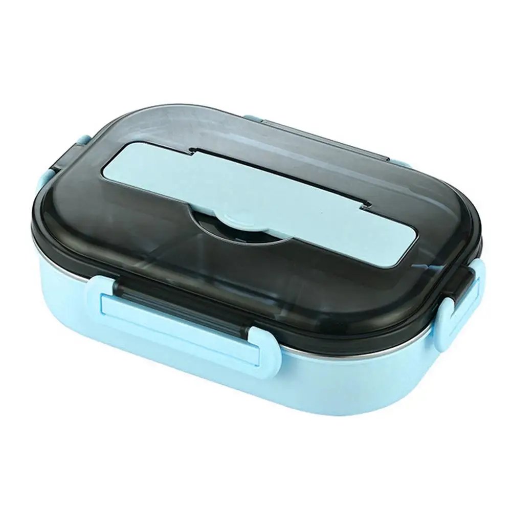 

Пищевые контейнеры из нержавеющей стали, 33,8 унции, Ланч-бокс Bento, герметичный контейнер без бисфенола А, Ланч-бокс, контейнеры для детей, пище...