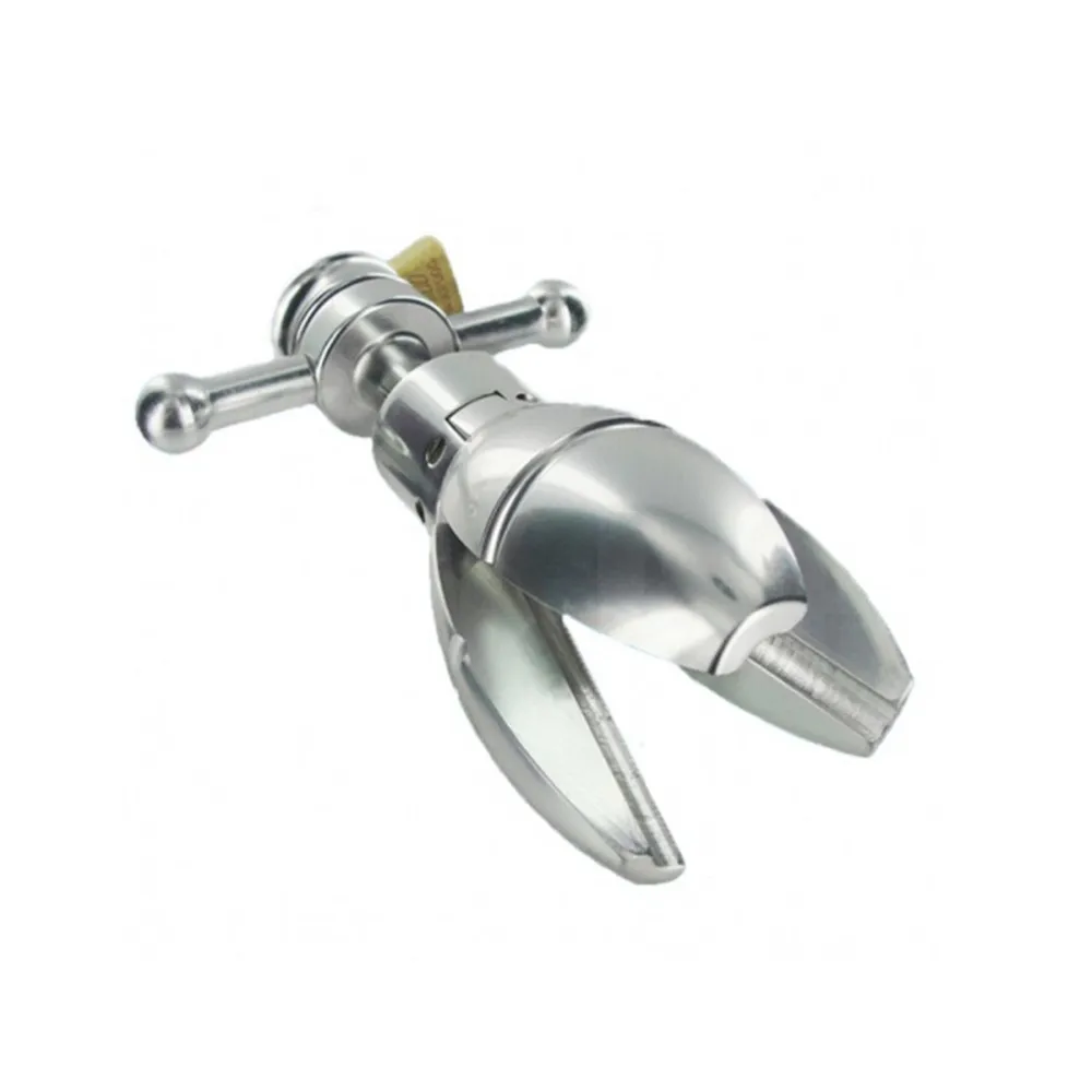 Stainless Steel Anal Dilator Male Chastity Device Anus Expansion Adjustable Metal Butt Plug Lock Vagina Sex Toys for Couples Men | Красота и