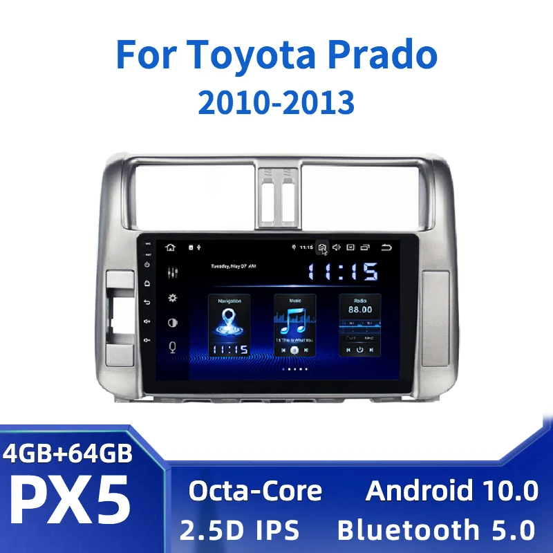 

Dasaita 9 "Android 10,0 мультимедийный плеер для Toyota Prado 150 2010 2011 2012 2013 автомобильный Радио HD экран GPS Navi 8-ядерный 4 Гб + 64 ГБ