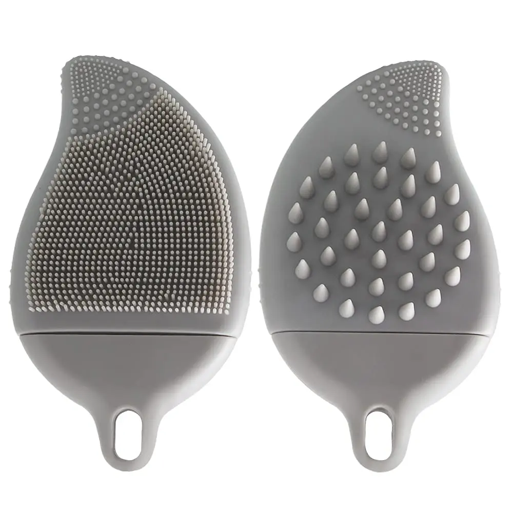 

Gaodear Face Scrubber Hair Shampoo Silicone Facial Cleansing Brush Exfoliating and Massage Pad for Deep Massager Gift