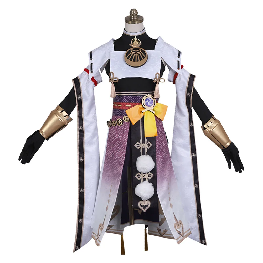 

Genshin Impact Kujo Sara Cosplay Costume Outfits Halloween Carnival Suit