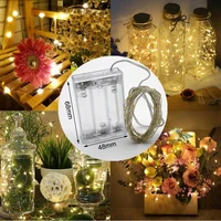 Battery LED String Lamps 2M 3M 5M 10M Waterproof Fairy Garland Holiday Lighting For Christmas Tree Wedding Party Decoration