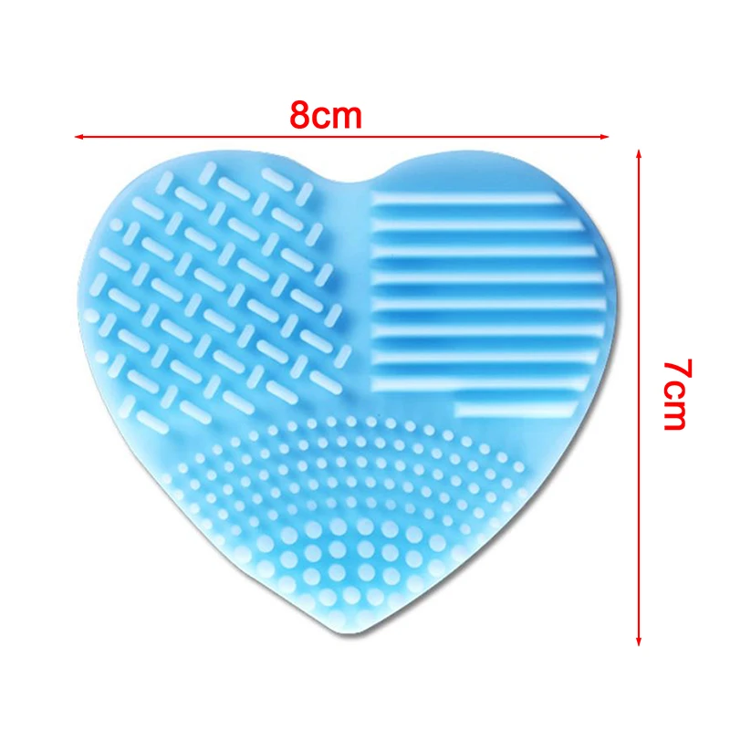 

Makeup Brush Cleaning Pad Foundation Make Up Brush Scrubber Board Cleaning Mat Makeup Brush Cleaner Cosmetic Cleaning Tool