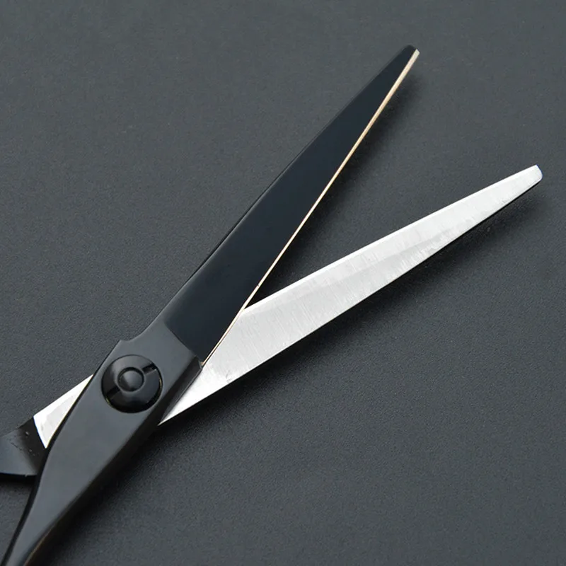 Профессиональные Парикмахерские ножницы 5 дюйма 6 дюймов Черные для стрижки