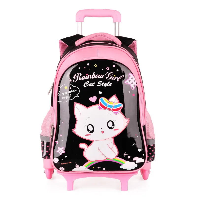 Детская школьная сумка на колесиках детские школьные рюкзаки водонепроницаемая