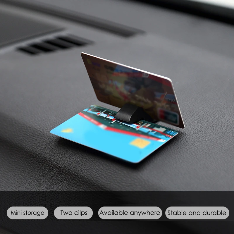 Автомобильный держатель для карт купюр портативный зажим парковочных