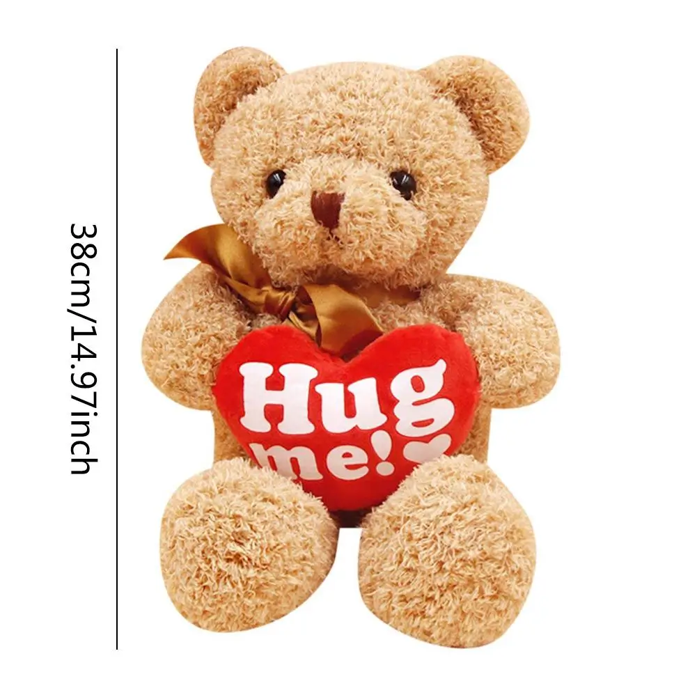 Подарок на день Святого Валентина романтический плюшевый медведь набивное