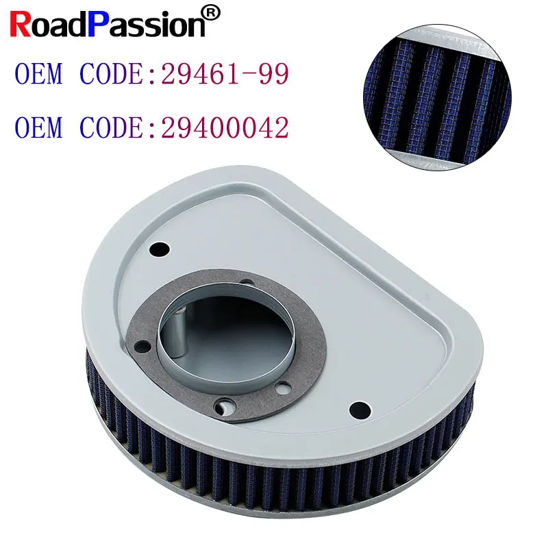 Воздушный фильтр для мотоцикла фильтры очистки Harley 15 лет FLSTF FXSB FLHR Road King FLHRC FLHRCI FLHRI