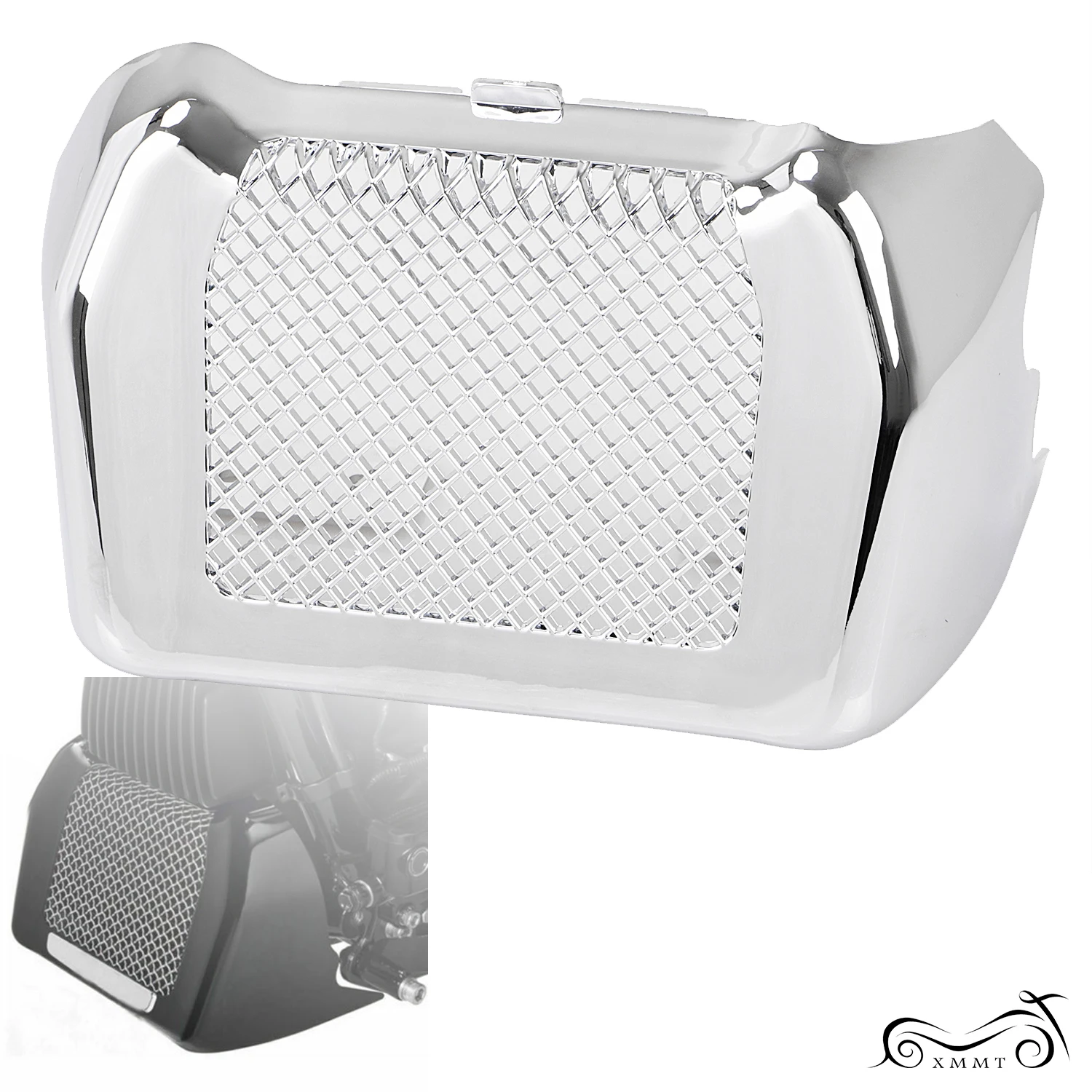 Хромированная Крышка масляного радиатора двигателя мотоцикла для Harley Touring