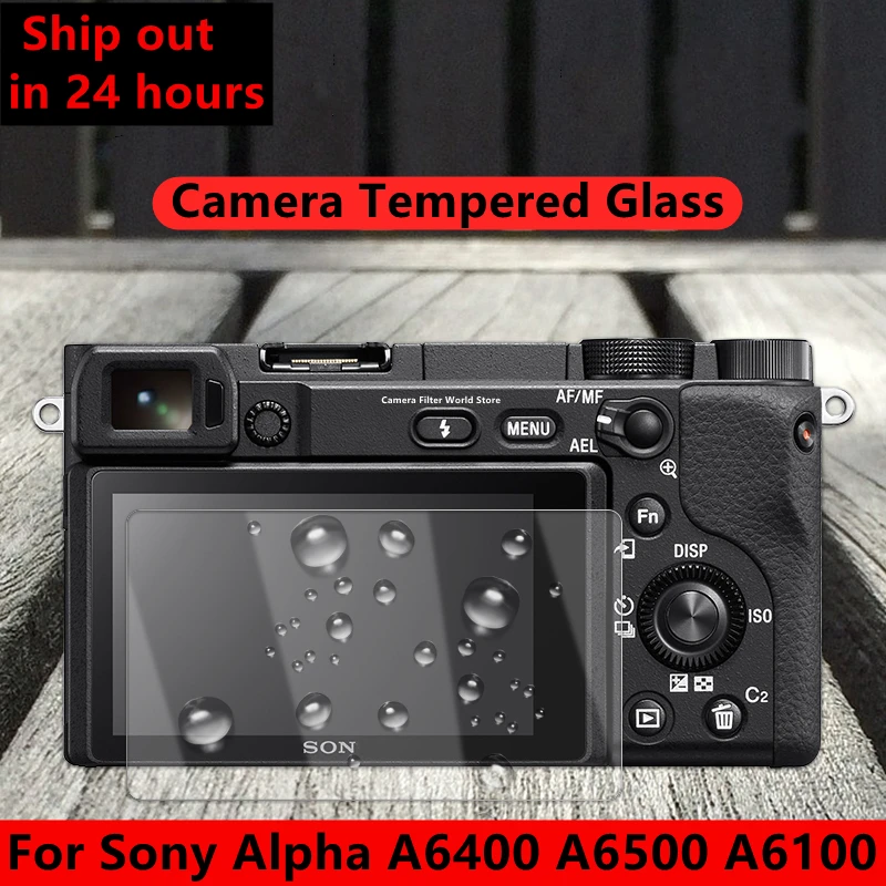 Защитное стекло A6600 для камеры закаленное твердостью 9H Sony Alpha A6400 A6500 A6100|Клетки