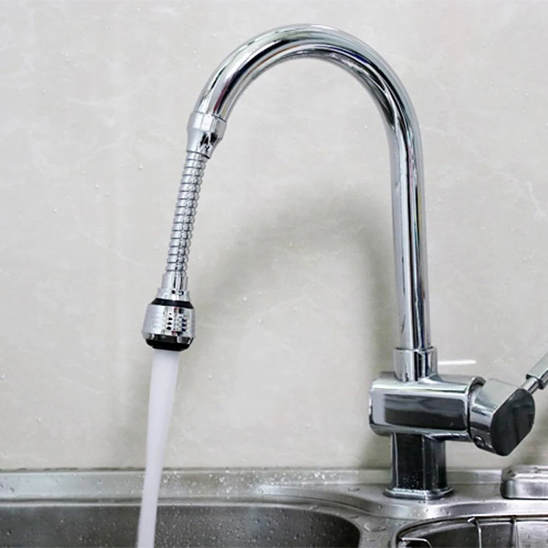 

360 Degree Swivel Kitchen Water Faucet Filter Kitchen Bathroom Faucet Head Tap Filter Faucet Connector Tip Replacement