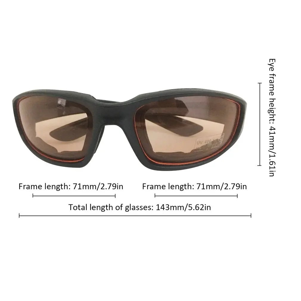 

Windproof Motorcycle Glasses Men Vintage For Retro UV Motorbike Motor Goggles Outdoor Ski Cycling Riding Glasses
