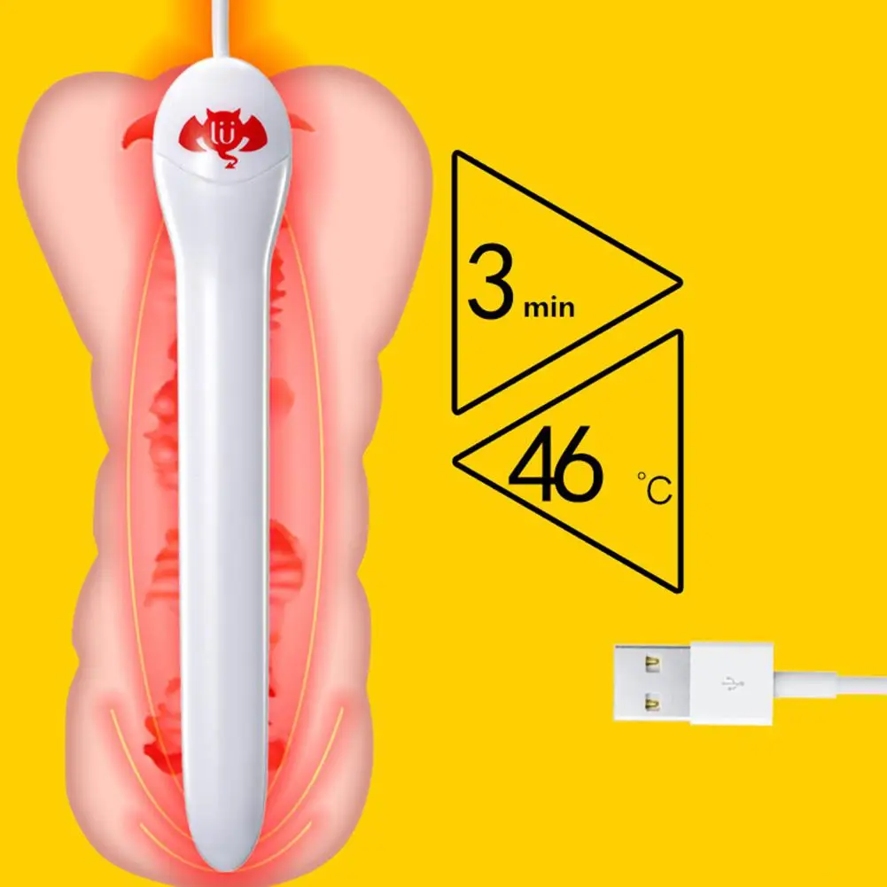 5 дюймов Авто Смарт USB нагрев греющий фаллоимитатор вибратор стержни для мужской