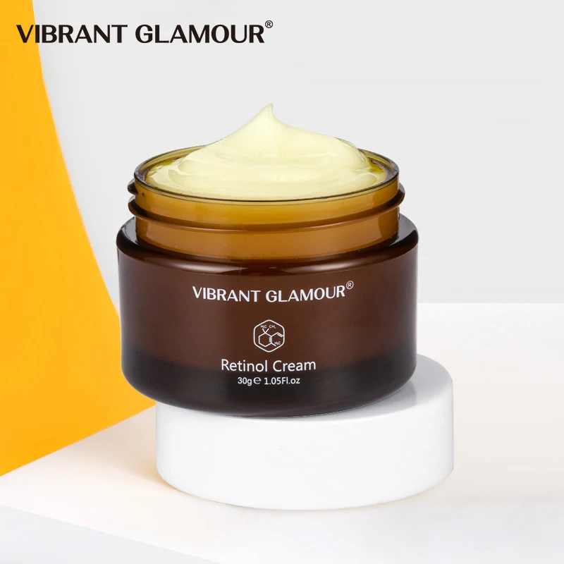 

VIBRANT GLAMOUR Retinol Face Cream Firming Lifting Anti-Aging Remove Wrinkle Whitening Brightening Moisturizing Facial Skin Care