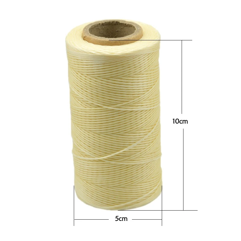 

High quality 260 Meters 1mm 150D Leather Waxed Thread Cord for DIY Handicraft Tool Leather Hand Stitching Thread Sewing Threads