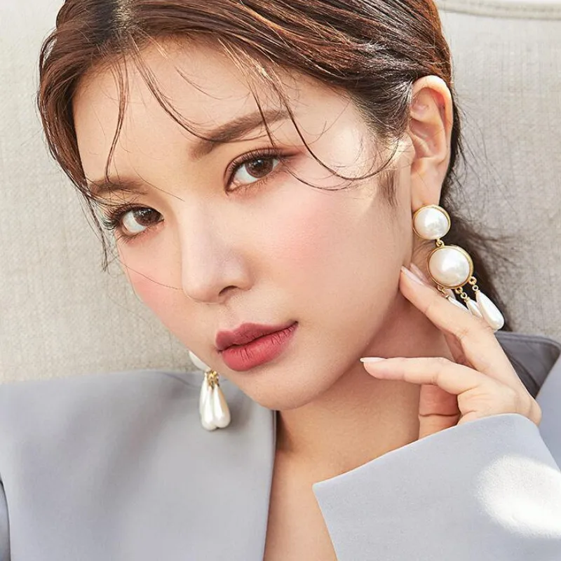 

Long Simple Temperament Creative Sweet Dangle Earrings for Women