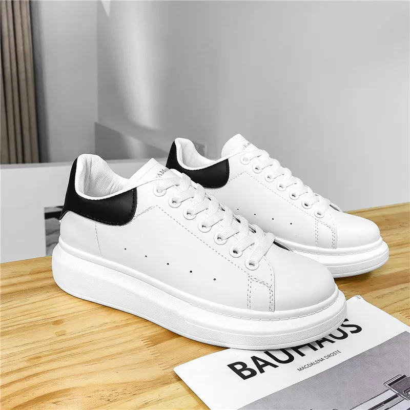 

women causal shoes pring brand Spring Designer Wedges White sneakers platform H2-T001 Feminino Trainers Mcqueens female walking