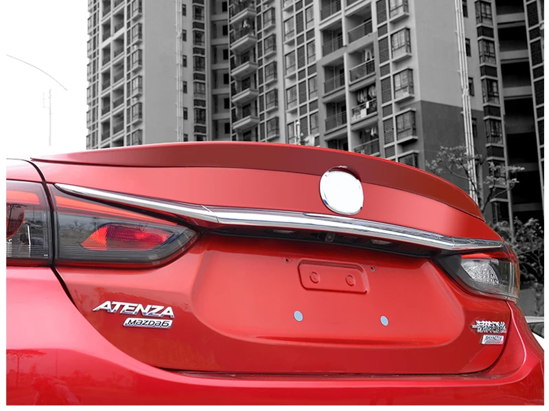 Автомобильный Стайлинг ABS пластик Неокрашенный праймер задний крыло багажник