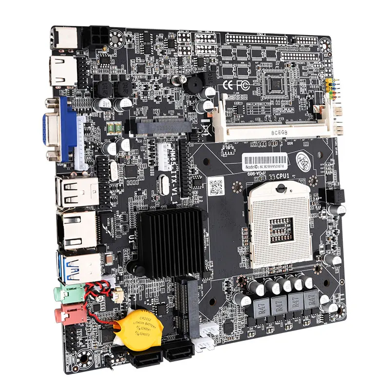 Материнская плата Dapper mini ITX Intel HM65 PGA 989 с до 8 Гб DDR3 и мини слотом SATA3 PCIE Поддержка Wi