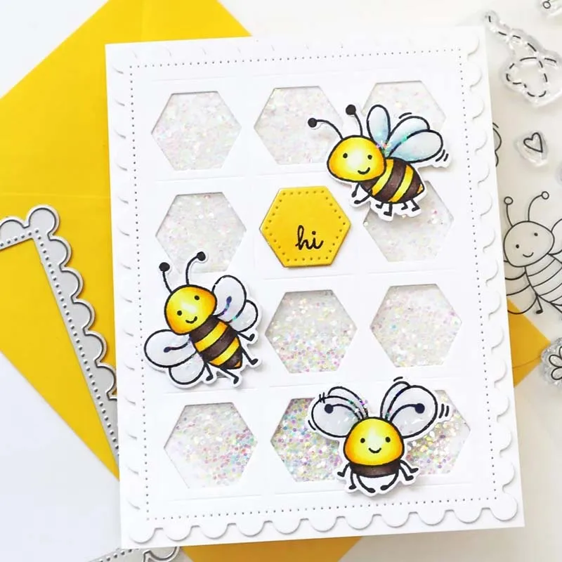 Металлические штампы для вырезания сотовая доска скрапбукинга бумаги ручной