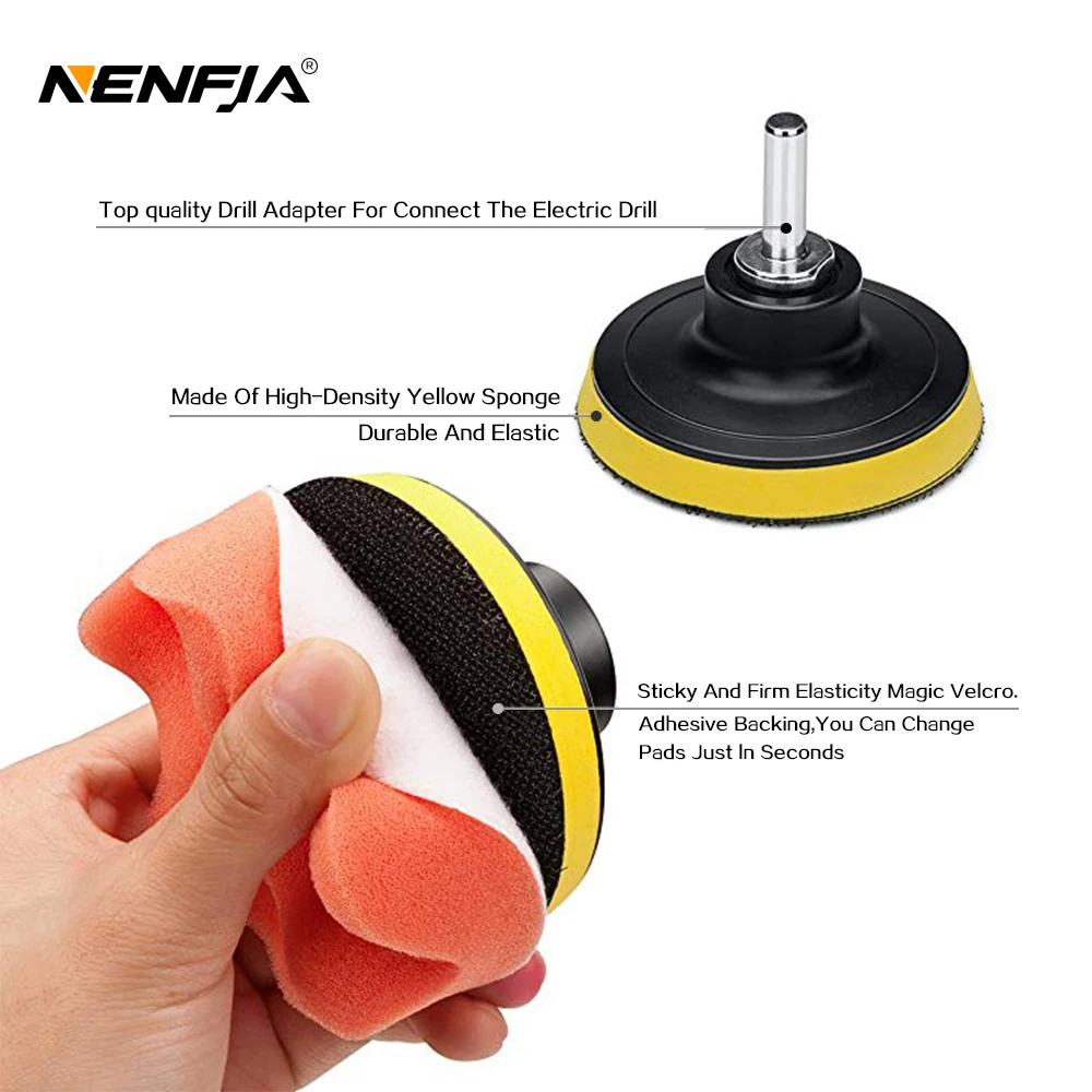 Набор насадок для полировки автомобиля 8 шт. 3 дюйма| |