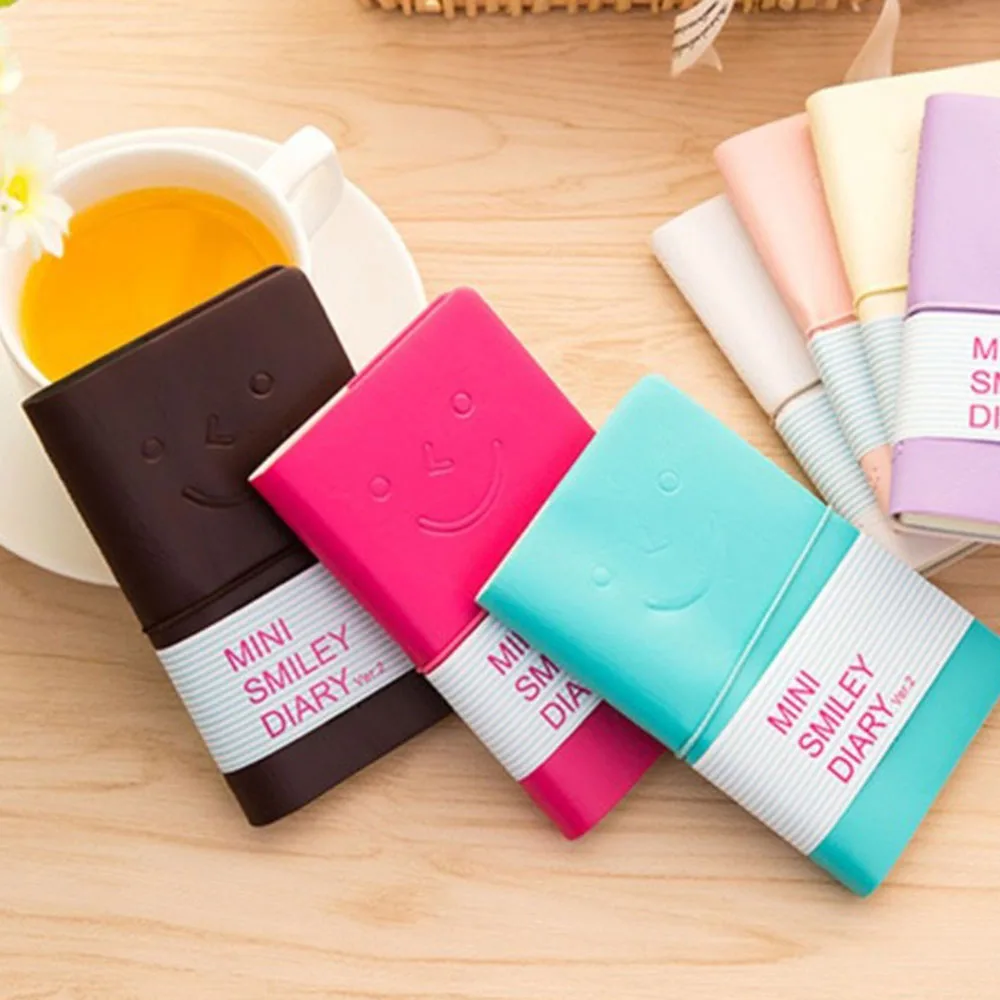 1 шт. улыбка записная книжка мини Портативный карманный блокнот школы