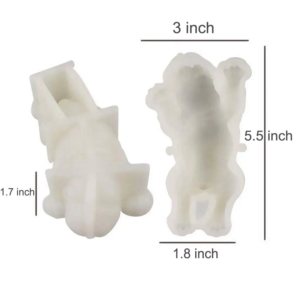 Силиконовая форма в виде собаки 3D печенья сделай сам для украшения торта топпера
