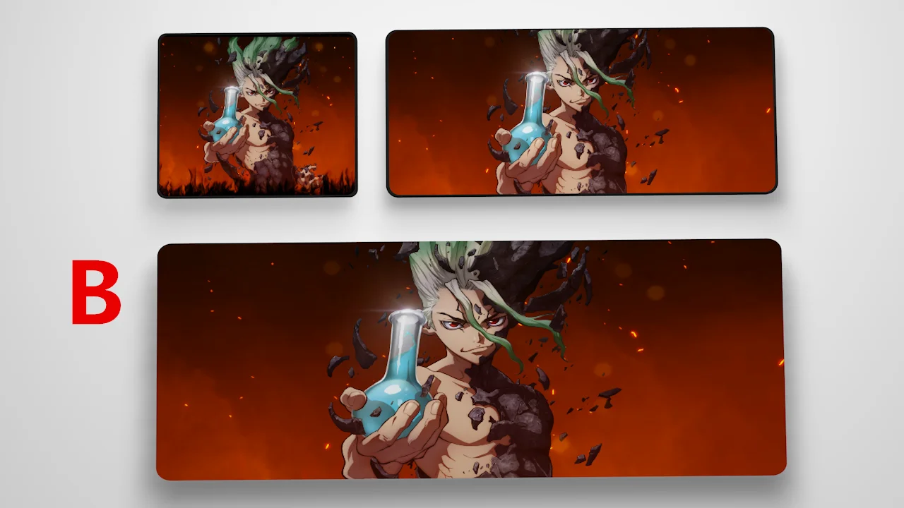 Игровой коврик для мыши Dr Stone из аниме профессиональные большие коврики
