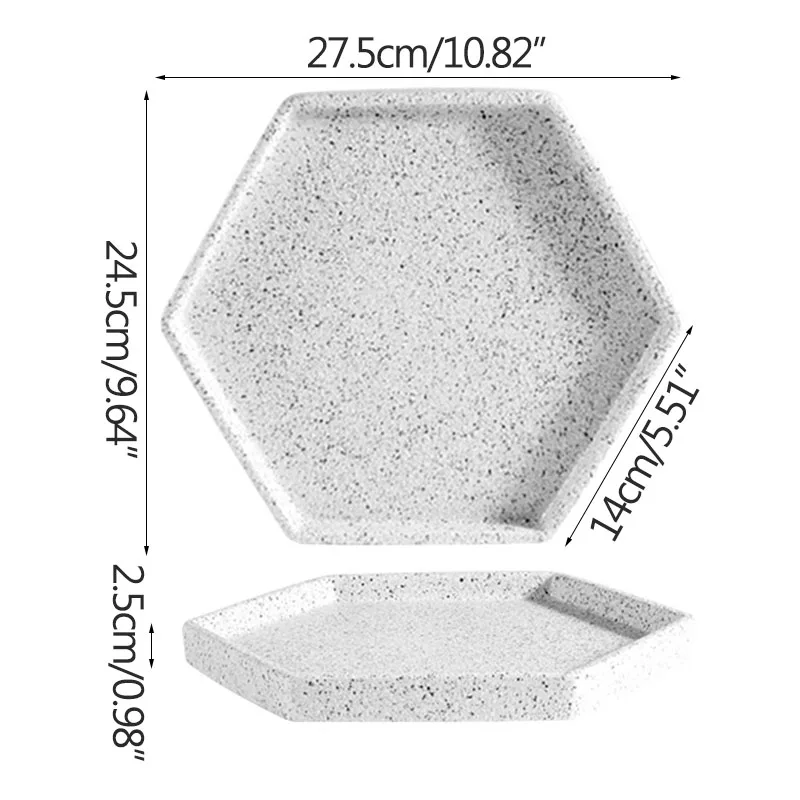 

Nordic Creative Grinding Stone Storage Tray Modern Art Ceramic Snack Tray Ornament Home Decoration Accessories Room Decor