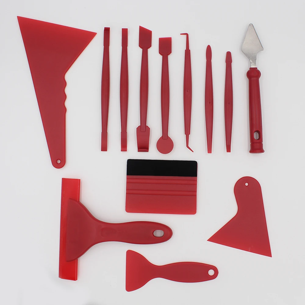 Tools Scraper Set Film Scraper Squeegee Tint Window Wrap 13* 13PC 13PCS