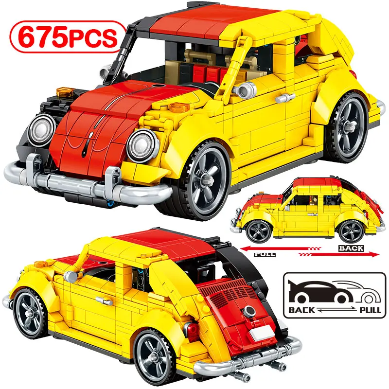 Конструктор городской технический MOC классический автомобиль сборный блок