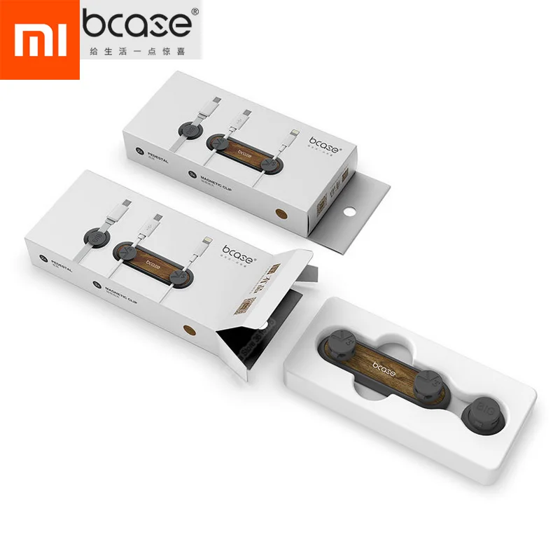 xiaomi mijia BCASE Магнитный кабель Настольный Органайзер держатель для управления Tup Кабельные Зажимы для xiaomi умный дом