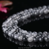 grey crystal natural stone beads 4mm6mm 8mm 10mm12mm for jewelry making diy handmade factory direct sale