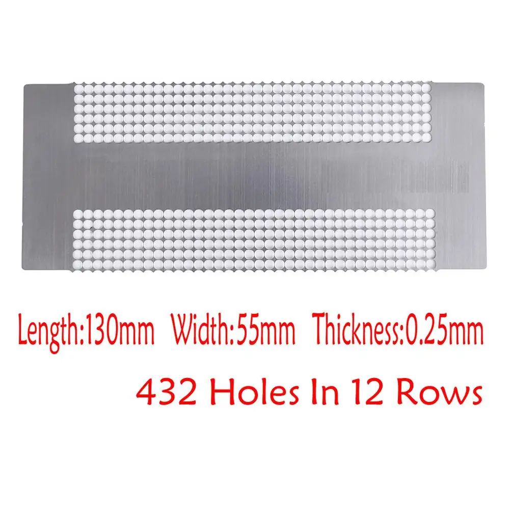 

Anti-stick 400/432 Holes Drilling Ruler Single/Double Row Tools Dotting Rhinestone Point DIY Diamond Embroidery Accessories