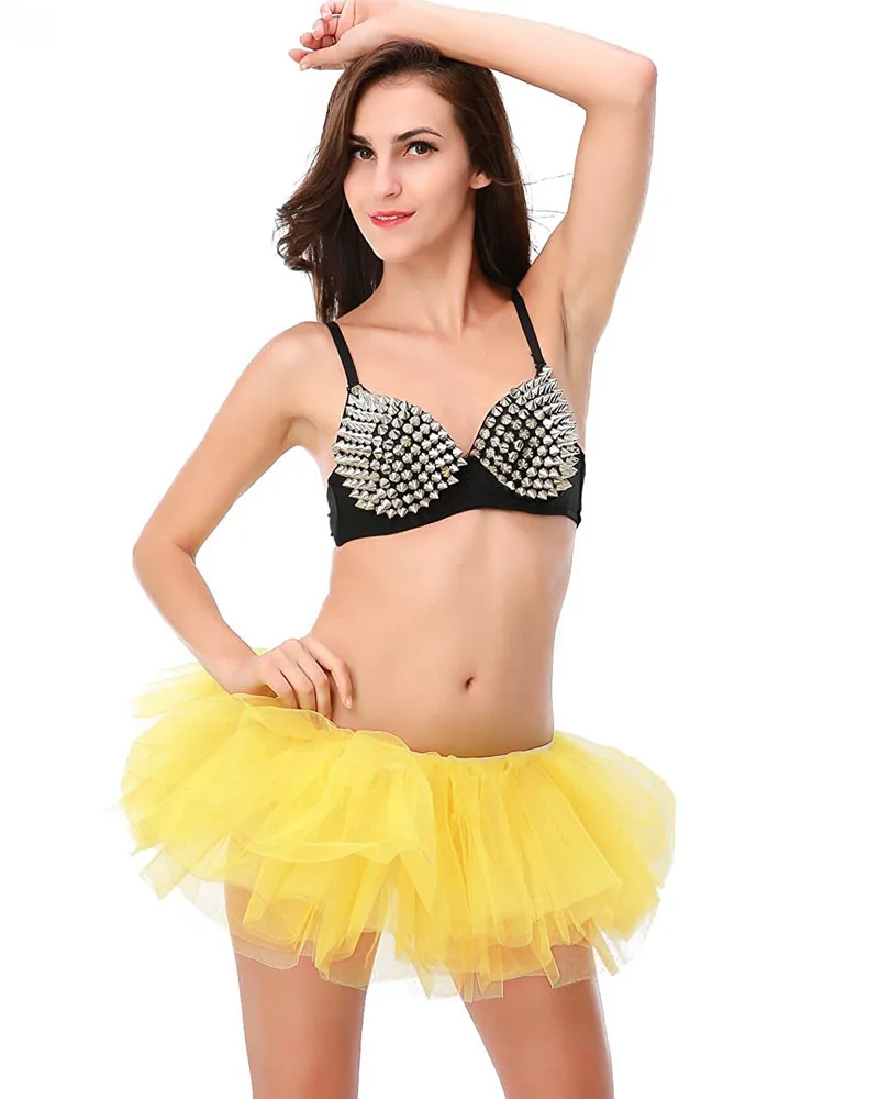 

2021 Songyuexia new Women's 5-layer Tutu skirt, mini ball skirt, Princess Party TUL skirt, sexy