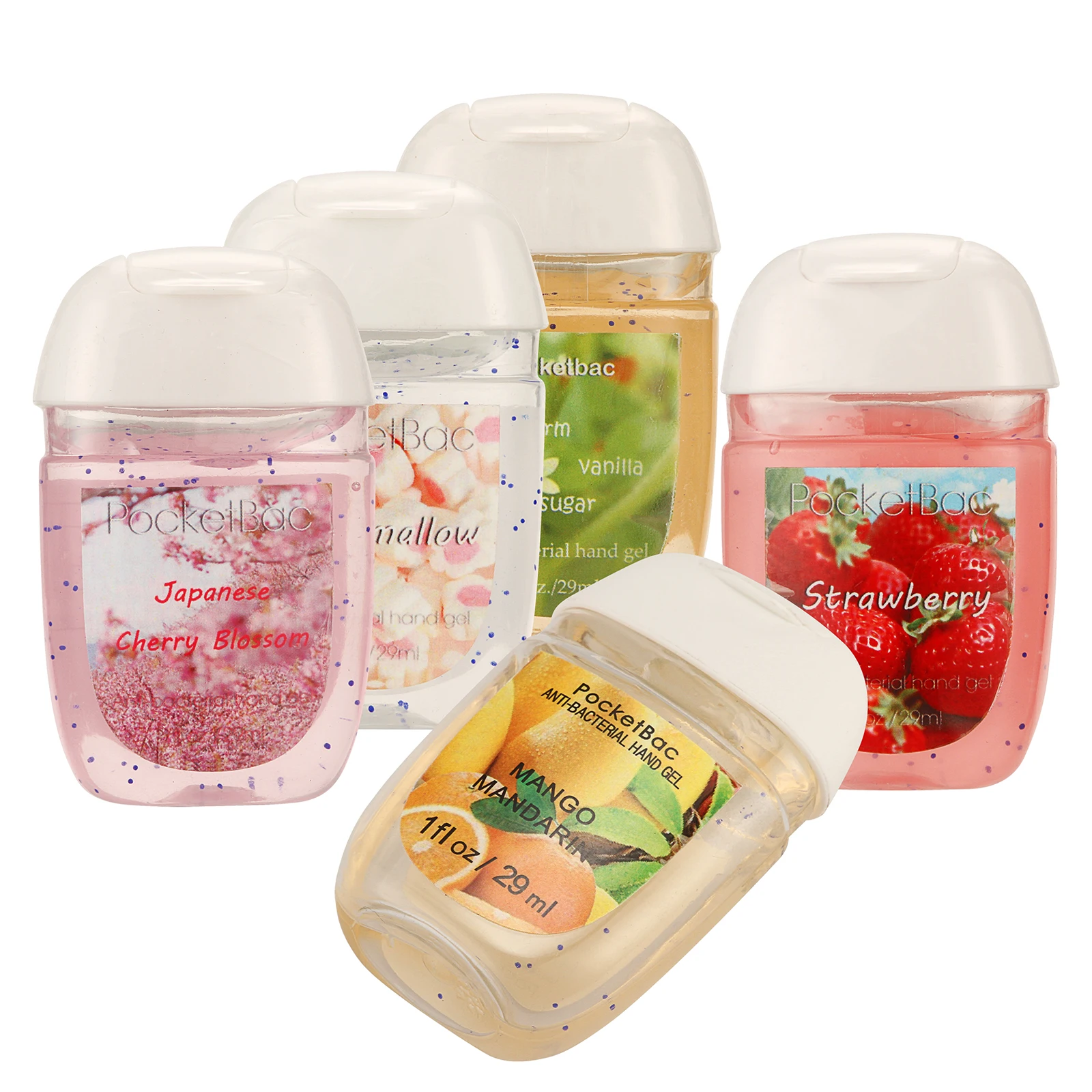 5 шт. одноразовый жидкий дезинфицирующий средство для рук с случайным запахом