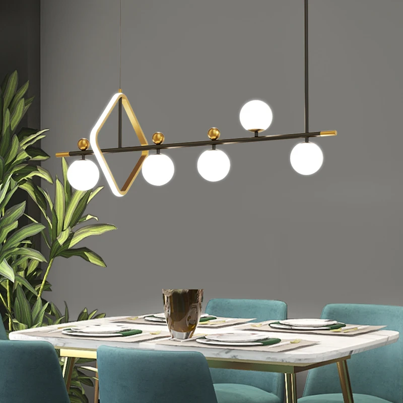 

Length 1000mm LED Ceiling Chandelier Modern Led Pendant Lights For Dining Room Kitchen Room Bar Hanging Pendant Lamp Fixtures