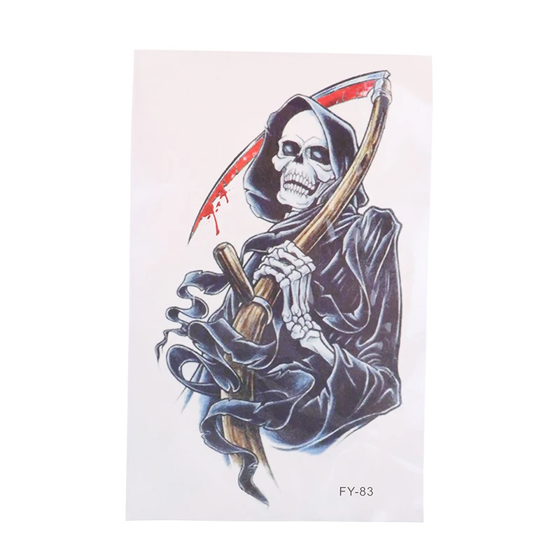 2 шт флэш Поддельные крови водонепроницаемый боди-арт злой смерти татуировки