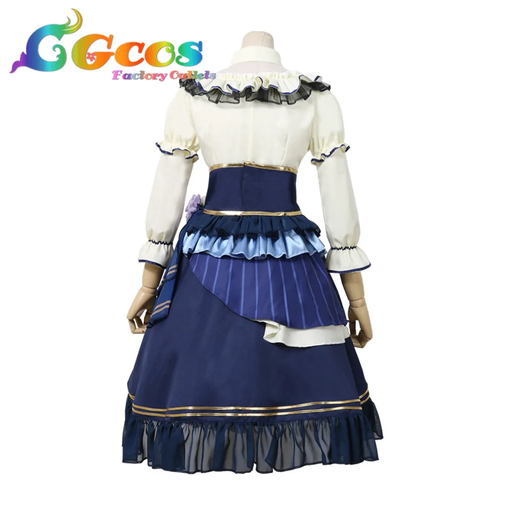 CGCOS Косплэй костюм Bang Dream! Благородная Роза Ринко широкейн платья одежда Униформа