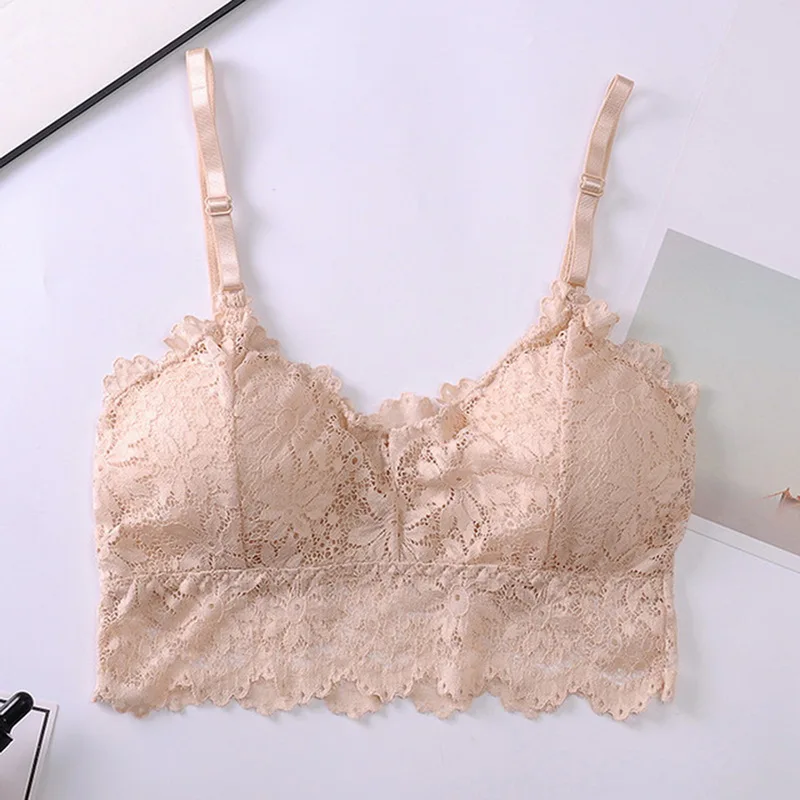 

1 Day Ship 2021 Women Push Up Wireless Lace Bra New Arrival Top Sexy Women Size Bralette Underwear Lingerie Full Cup Bra