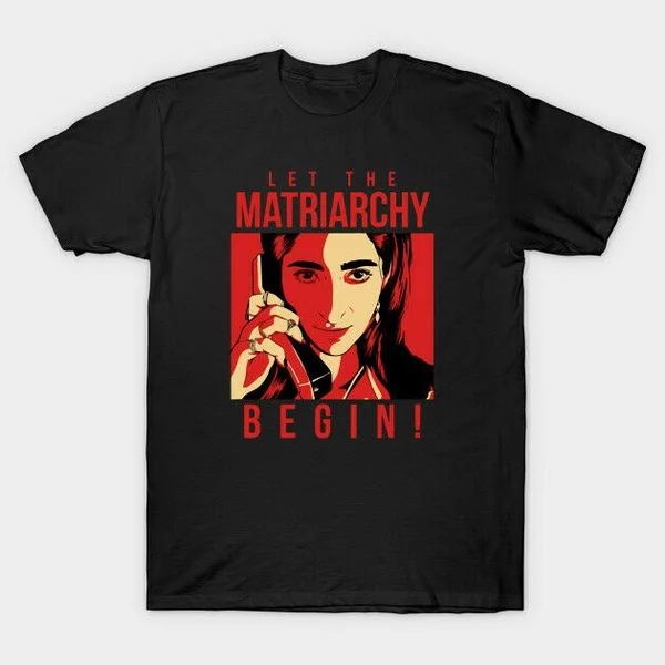 Забавная черная футболка с надписью Let the Matriarchy Start La Casa De Papel | Мужская одежда