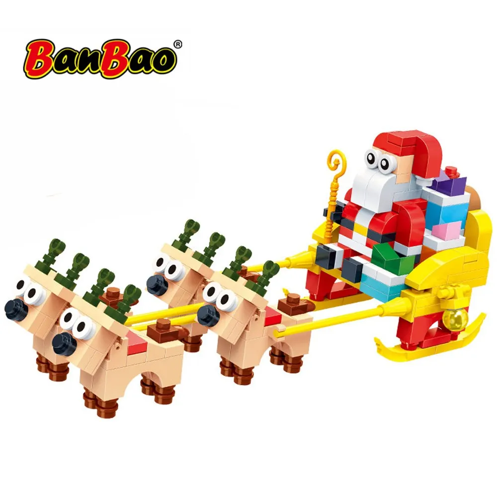 Рождественские игрушки-Конструкторы для детей с Санта-Клаусом | Игрушки и хобби