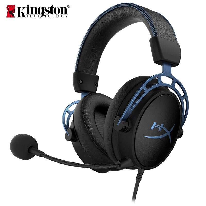 Гарнитура Kingston HyperX Cloud Alpha S для киберспорта игровая гарнитура с объемным звуком 7 1