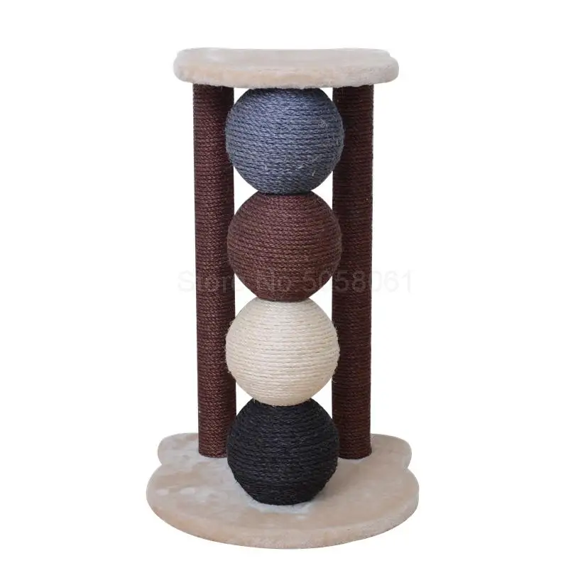 

good looking! Super sisal wear-resistant cat catching board cat climbing frame cat litter small cat tree toy export Japan