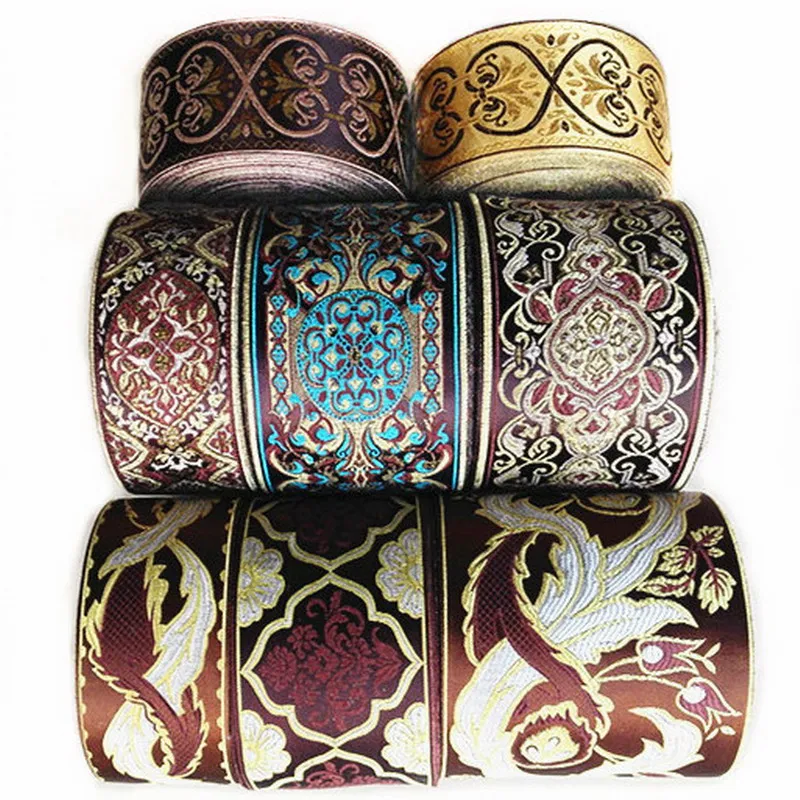 1 м вышитая лента с цветочным узором народный-изготовленный на заказ домашний