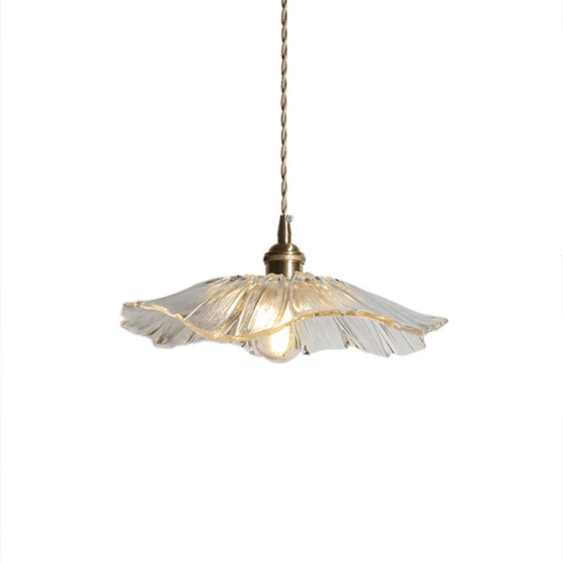 Стеклянная люстра в скандинавском японском стиле для ресторана спальни прихожей