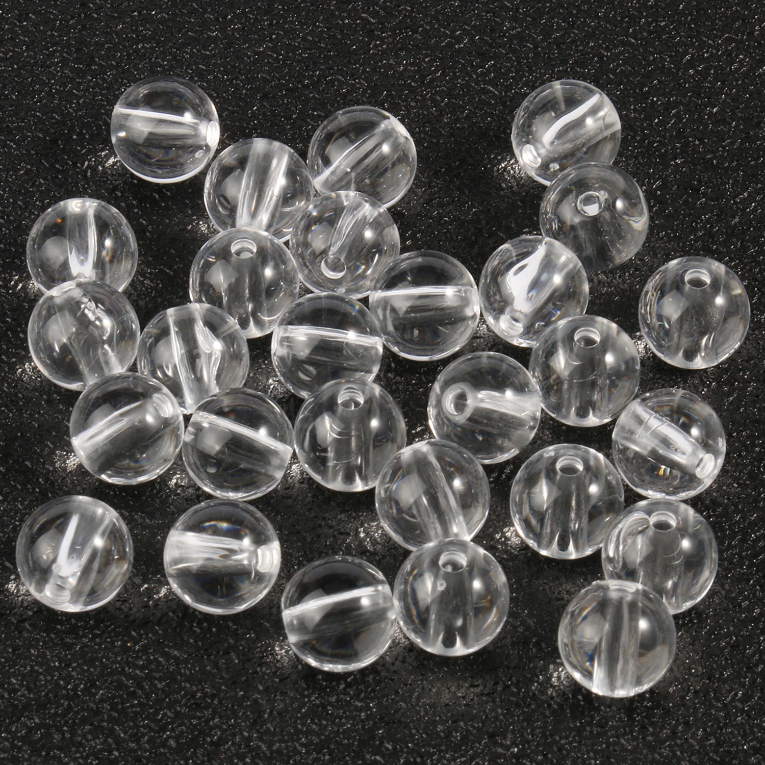 

6-12mm Transparent Clear Ball Acrylic Beads Round Loose Spacer Beads for Jewelry Making Diy Bracelet Necklace Accessories
