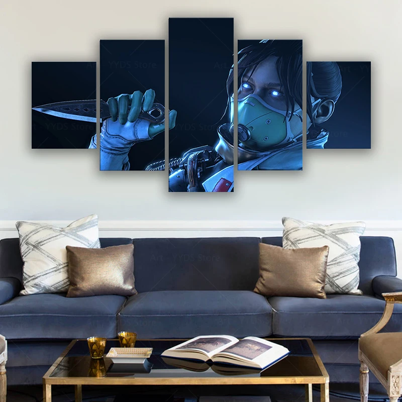 5 шт. настенный постер Apex Legends для украшения гостиной