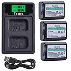 NP-FW50 NP FW50 Аккумуляторы для камеры и двойное зарядное устройство с ЖК-дисплеем для Sony NP FW50 аккумулятор, Alpha a6500 a6300 a6000 a5000 a3000 NEX-3 a7R