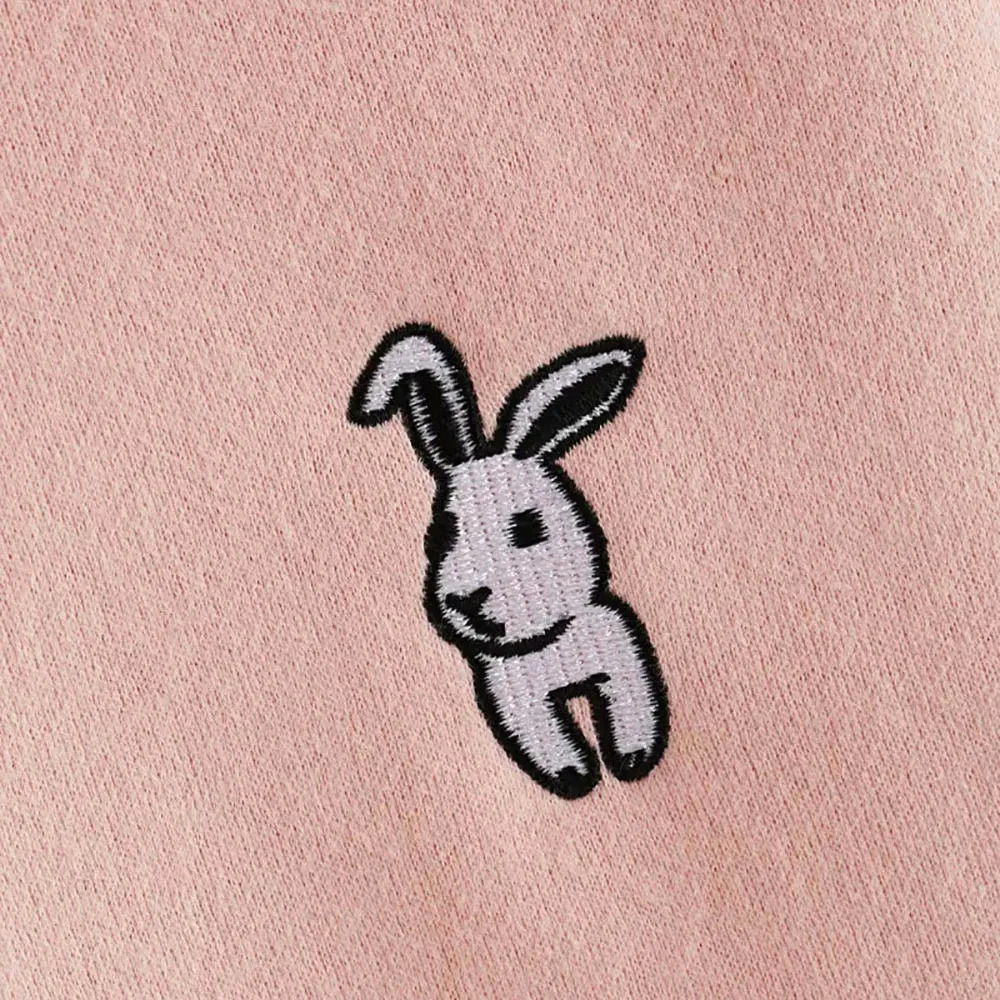 Rabbit Hoodie Sweatshirt Pullover Tops Blousemuti-colors Womens Girls Teenager Early-autumn Daily Fashion Cute Long Sleeve